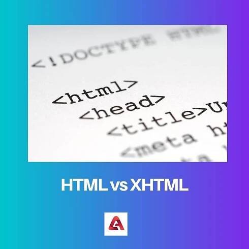 HTML vs XHTML: Rozdíl a srovnání