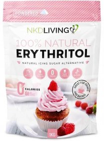 NKD Living 100% Natural Erythritol Powdered 1kg