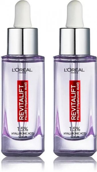 Pleťové sérum L'ORÉAL PARIS Revitalift Filler Hydratační sérum 2 × 30 ml