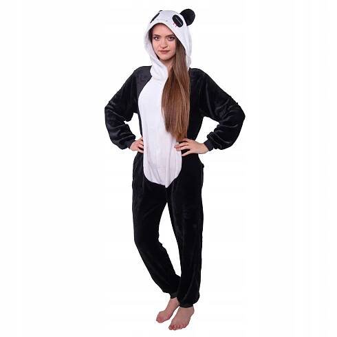 PANDA Pyžamo Převlek Kigurumi Onesie Dámské Pánské Teplákovka S 146-154 cm Kód výrobce sdfsewg