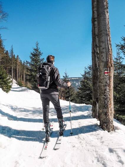 Skialp v Jeseníkách - Jeseníky - Jiráci na cestách