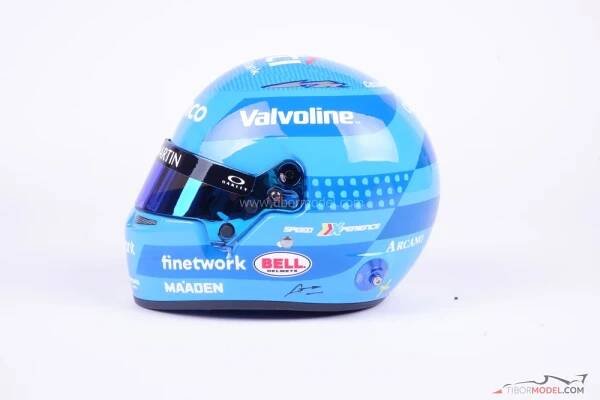 Fernando Alonso 2024 VC Las Vegas, Aston Martin přilba, 1:2 Bell