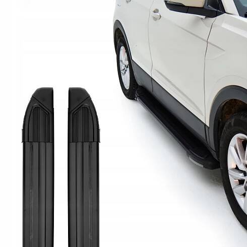 TURTLE BOČNÍ STUPNĚ BRILLANT pro DACIA DUSTER Y/EXTREME 2023 2024 Černá