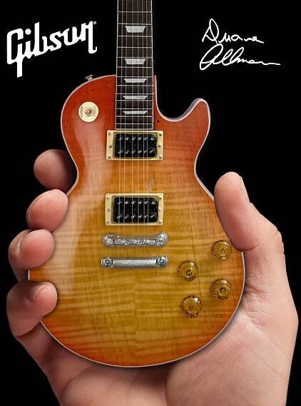 DUANE ALLMAN - 1959 GIBSON LES PAUL CHERRY SUNBURST - MINI GUITAR 1