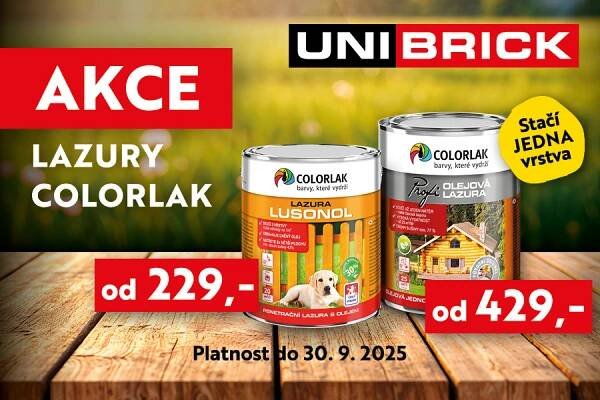 Lazury COLORLAK za skvělé ceny