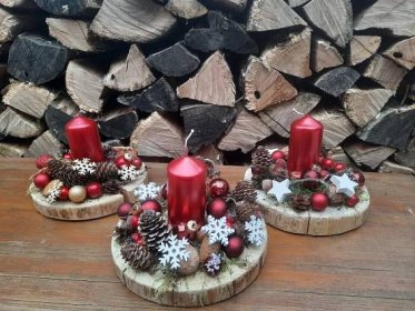 Adventní a vánoční dekorace - Květovaný ateliér