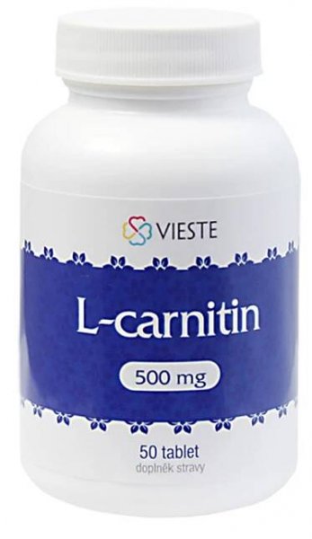 Vieste L-carnitin 500 mg 50 tablet