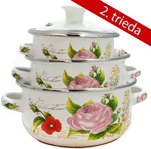 Tidal SD 0679 121 Smaltované hrnce vzor kvety 2 3 ks od 512 Kč - Heureka.cz