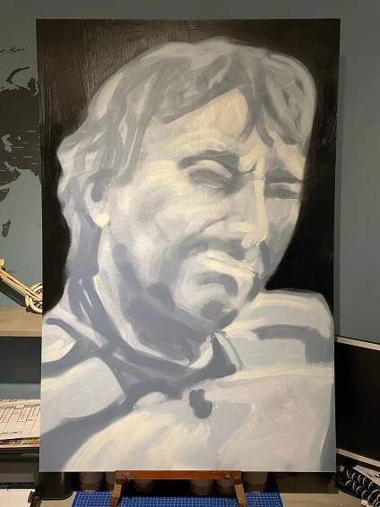 🏍️ 'JOEY' Dunlop - Original Tribute Painting