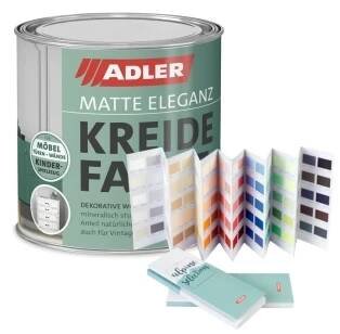 Adler Kreidefarbe 0,375 L - křídová barva - míchaný odstín