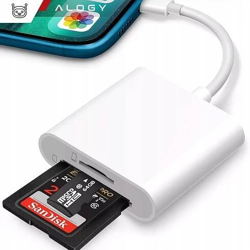 Adaptér Čtečka paměťových karet pro Apple iPhone USB-C Typ C micro SD / TF 256GB za 168.00CZK - Allegro
