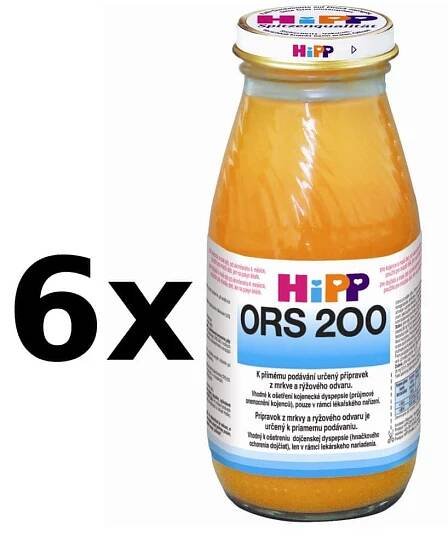 HiPP ORS 200 Mrkev-rýže 6 x 200 ml