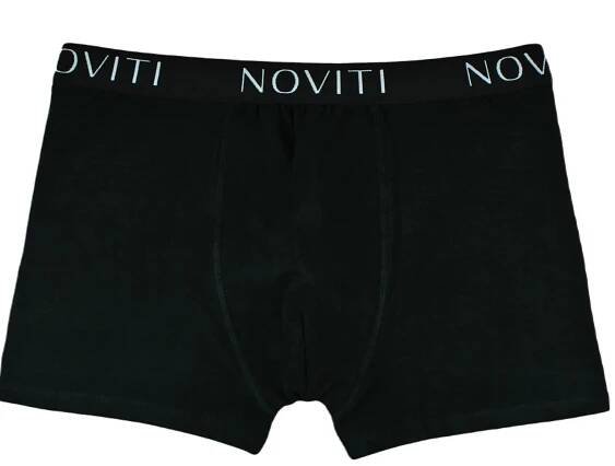 Pánské spodní prádlo Pánské boxerky 004 01 - NOVITI černá XXL