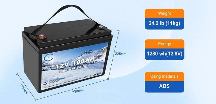 Nejlepší přenosný vyhřívaný 12v 100ah Lifepo4 Battery Pack | Keheng