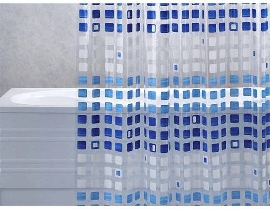 Grund Vanový závěs Rue De Papillon černobílý 180 cm x 200 cm