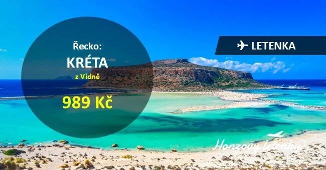 KRÉTA za super cenu - Honzovy letenky