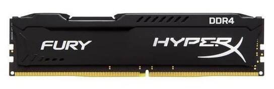 DIMM DDR4 8GB 2400MHz CL15 KINGSTON HyperX FURY Black - HX424C15FB2/8