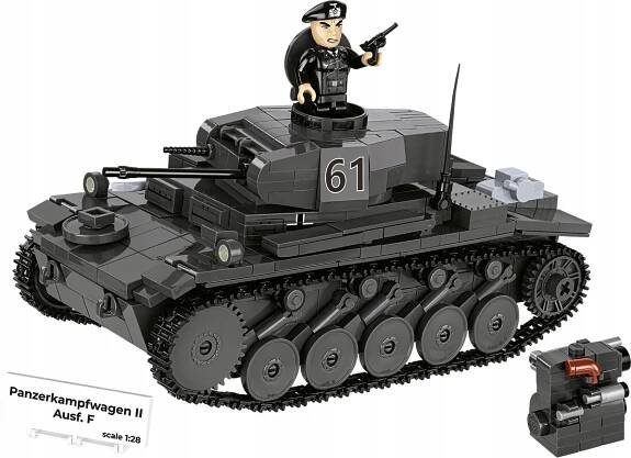 STAVEBNICE COBI 2597 Tank Panzerkampfwagen II HC WW2 813 Dílů + DLAŽDICE EAN (GTIN) 5905718778690