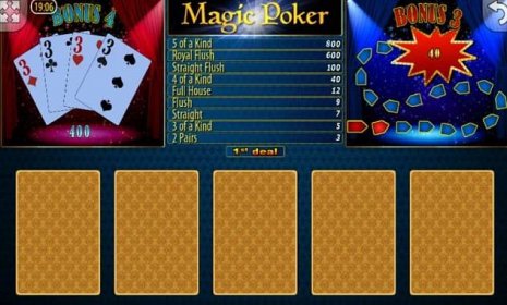 Magic Poker Slot » Hrát zdarma » Wazdan 2024
