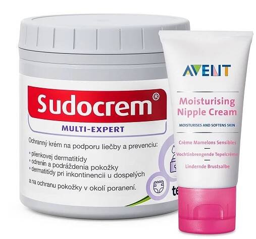 Philips AVENT Krém na bradavky 30 ml + SUDOCREM Multi-Expert 125 g - krém na opruzeniny