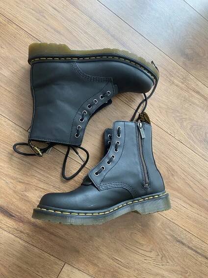 Dr. MARTENS, čierna KOŽENÁ obuv, 42 – LU secondhand