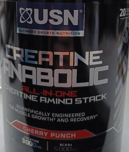 Creatine anabolic all-in-one Cherry Punch USN
