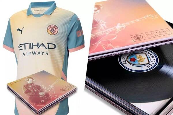 Manchester City - dres + box "L" Puma kolekce Noel Gallagher Oasis