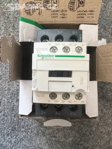 LC1D25FD Stykač 25A 3P 1Z+1V 110V DC, Schneider
