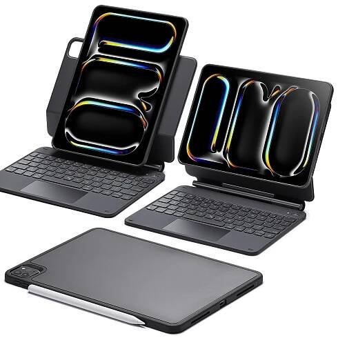 ESR Rebound Magnetic Keyboard Case 360, Compatible with iPad Pro 11 (2024), US Layout, Black