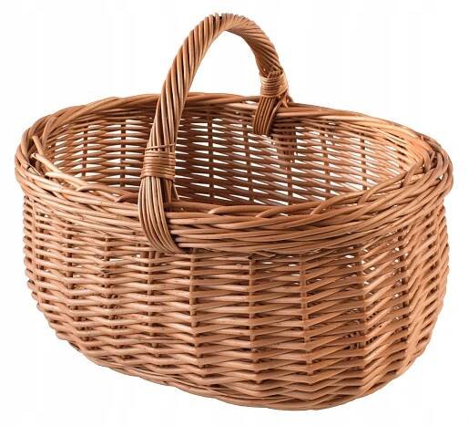 WNUK Proutěný košík na houby 45 cm