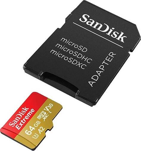 Paměťová karta SanDisk microSDXC 128GB Extreme + Rescue PRO Deluxe + SD adaptér ...