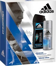 Adidas Climacool 48h antiperspirant deodorant spray for men 150 ml + Adidas Intense Clean shampoo for normal hair 200 ml, cosmetic set 2016