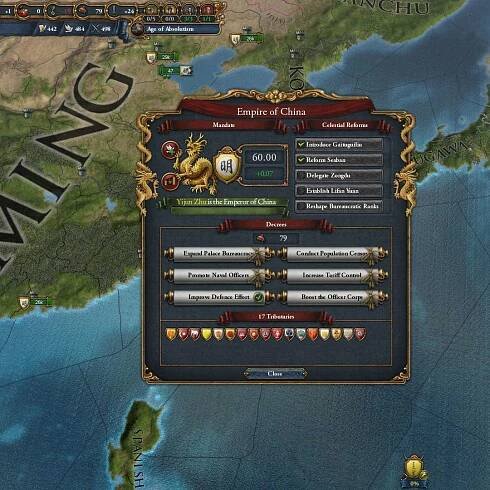 Europa Universalis IV Mandate of Heaven