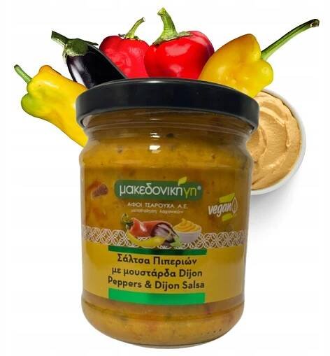 Řecká pálivá pasta papriková salsa s hořčicí DIJON 200g novinka – ideální