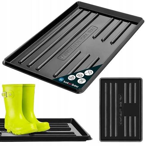 Obrázek produktu pro KOTARBAU® Wet Shoe Wiper Mat Black Plastic 60X40 CM