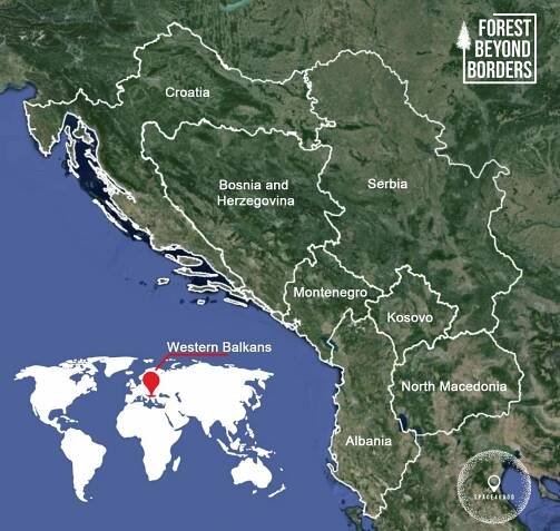Forests beyond borders Karte