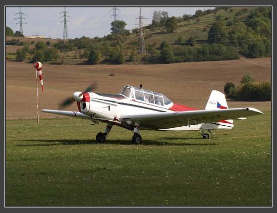 Zlín Z-226 MS (OK-MGM), letiště Brno-Medlánky