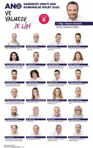 Kandidáti do komunálních voleb - Valašské Meziříčí | ANO, tohle je Zlínský kraj