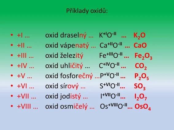 PPT - Názvosloví oxidů PowerPoint Presentation, free download - ID:1951890