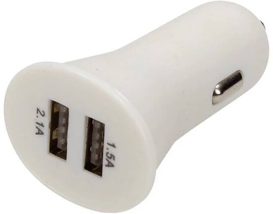 USB nabíjecí adaptér - rozdvojka 2.1A/1A