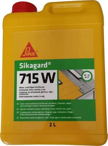 Sikagard 715W odstraňovač mech lišejníků a řas 2 l