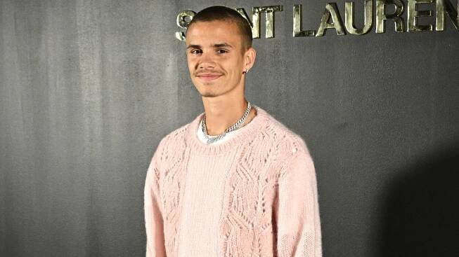 Romeo Beckham's womenswear Balenciaga bag is a bold move