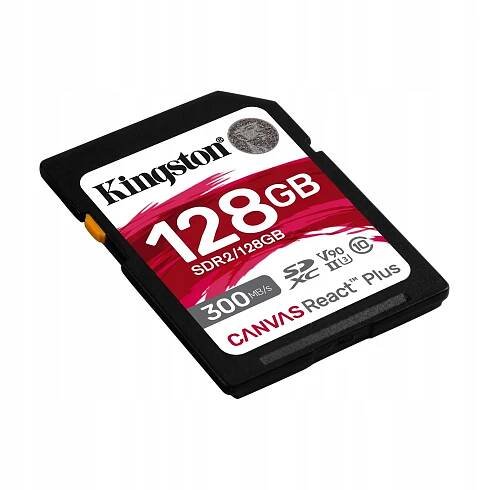 Kingston Canvas React Plus SDXC 128 GB UHS-II U3 V90