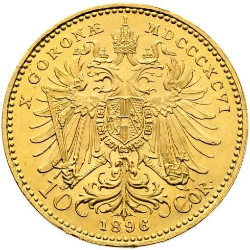 10 Korun 1896 | Korunová měna | Numismatika Olomouc 