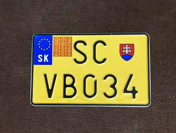 Stará slovenská SPZ SC - Auto-moto