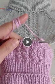 Beautiful Neck Collar Model? Knit Stitch Patterns, Hat Knitting Patterns, Crochet Patterns, Start Knitting, Knitting Needles, Easy Knitting Projects