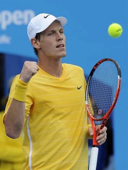 Australian Open: Berdych nadělil soupeři kanára, Češky vyřazení oplakaly