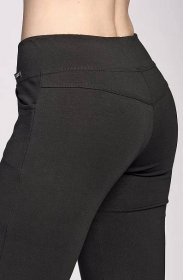 Úzké černé sportovní dámské kalhoty 349