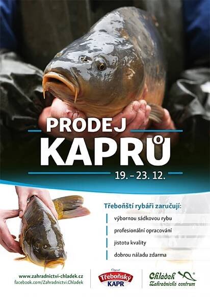 Prodej kaprů : Akce - Zahradnictví Chládek