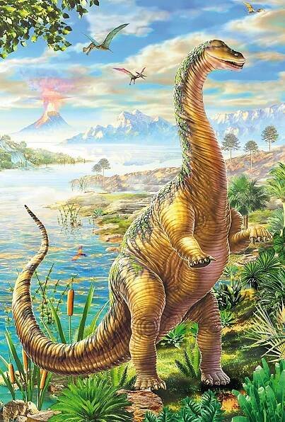 SCHMIDT Puzzle Dinosauří dobrodružství 3x48 dílků